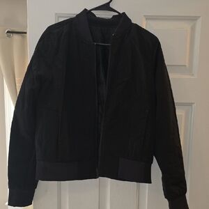 lululemon athletica Black Bomber Jacket